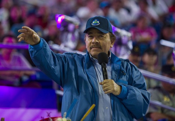 Fotografía de archivo en la que se registró al presidente de Nicaragua, Daniel Ortega, en Managua (Nicaragua). Fotografía de archivo en la que se registró al presidente de Nicaragua, Daniel Ortega, en Managua (Nicaragua).