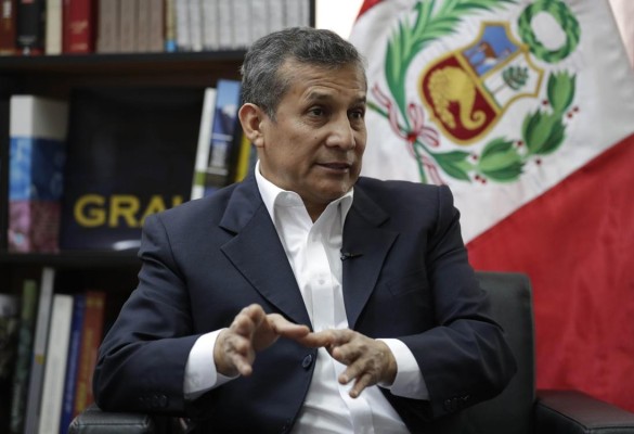 El expresidente de Perú, Ollanta Humala, en una fotografía de archivo. El expresidente de Perú, Ollanta Humala, en una fotografía de archivo.