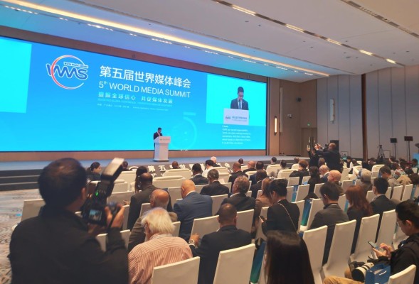 La ceremonia de apertura inició con las palabras del presidente de Xinhua, Yan Hua, quien destacó la importancia de construir consecensos entre los distintos medios La ceremonia de apertura inició con las palabras del presidente de Xinhua, Yan Hua, quien destacó la importancia de construir consecensos entre los distintos medios