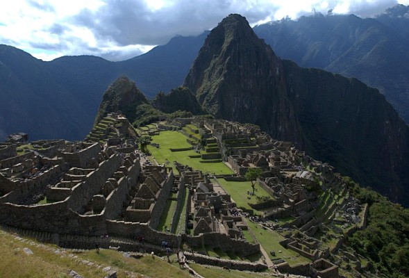 Vista del Machu Pichu. Vista del Machu Pichu.