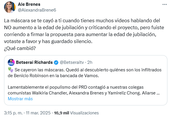 Reacción de la diputada Brenes tras el incidente con el diputado Richards Reacción de la diputada Brenes tras el incidente con el diputado Richards