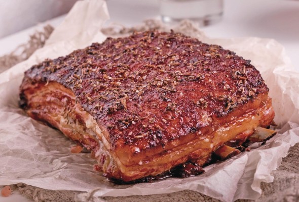 Pork Belly o panza de cerdo, uno de los cortes más apreciados de la barbacoa. Pork Belly o panza de cerdo, uno de los cortes más apreciados de la barbacoa.