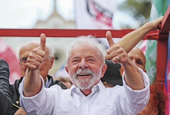 El mandatario electo de Brasil, Luiz Inácio Lula da Silva El mandatario electo de Brasil, Luiz Inácio Lula da Silva