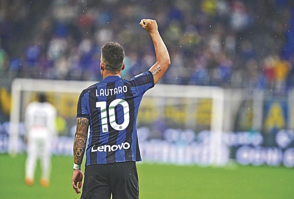 El delantero del Inter de Milán Lautaro Martínez El delantero del Inter de Milán Lautaro Martínez