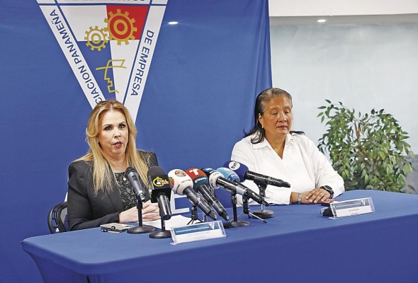 La presidenta de la Apede, Elisa Suárez, exigió el veto del proyecto de ley en conferencia de prensa. La presidenta de la Apede, Elisa Suárez, exigió el veto del proyecto de ley en conferencia de prensa.