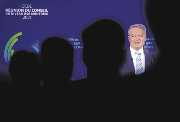 El secretario general de la OCDE, Mathias Cormann, en una imagen de archivo. El secretario general de la OCDE, Mathias Cormann, en una imagen de archivo.