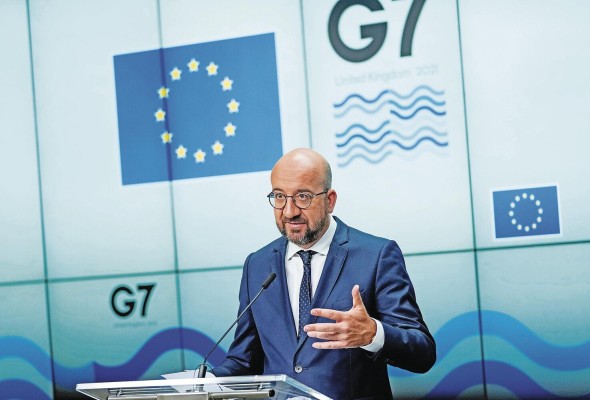 La clave para lograr un consenso en el G7 depende de la relación entre EE.UU. y la Unión Europea. La clave para lograr un consenso en el G7 depende de la relación entre EE.UU. y la Unión Europea.