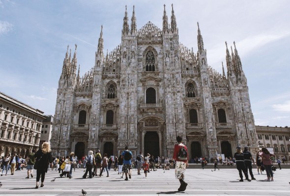 Catedral de Milán, Italia. Catedral de Milán, Italia.