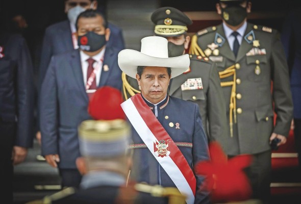 El presidente de Perú, Pedro Castillo El presidente de Perú, Pedro Castillo