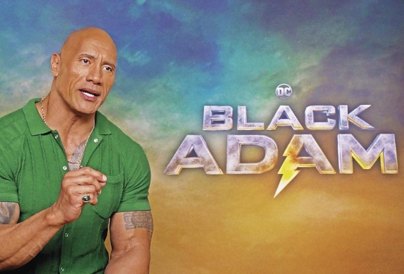 Dwayne Johnson durante la presentanción de 'Black Adam'. Dwayne Johnson durante la presentanción de 'Black Adam'.