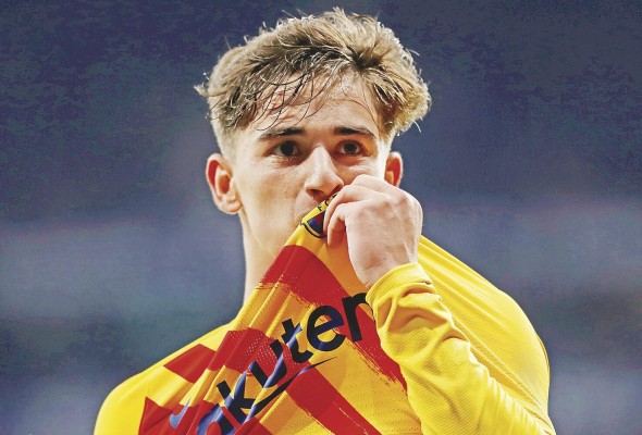 El mediocampista del FC Barcelona Pablo Martín 'Gavi'. El mediocampista del FC Barcelona Pablo Martín 'Gavi'.