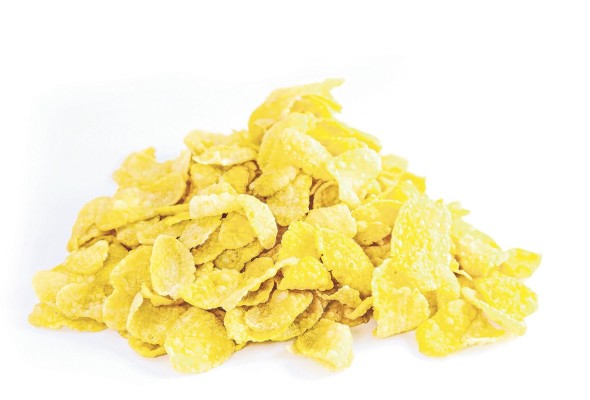 Hojuelas de maíz, parte de una dieta biológica. Hojuelas de maíz, parte de una dieta biológica.