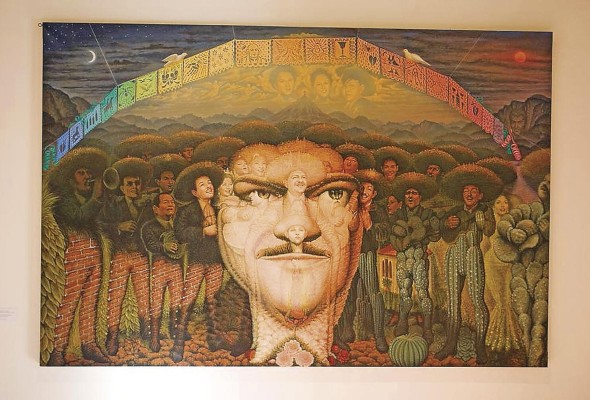 Ilustración artística en honor a José Alfredo Jiménez Ilustración artística en honor a José Alfredo Jiménez