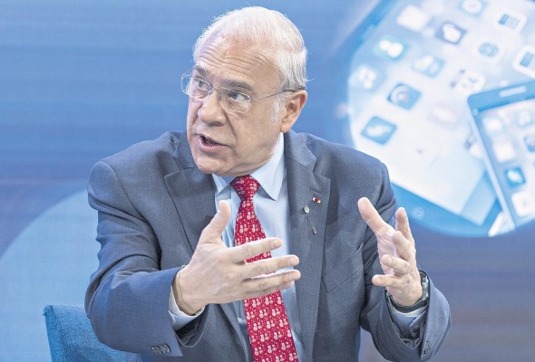 El mexicano Ángel Gurría, a poco tiempo de abandonar su liderazgo en la OCDE. El mexicano Ángel Gurría, a poco tiempo de abandonar su liderazgo en la OCDE.