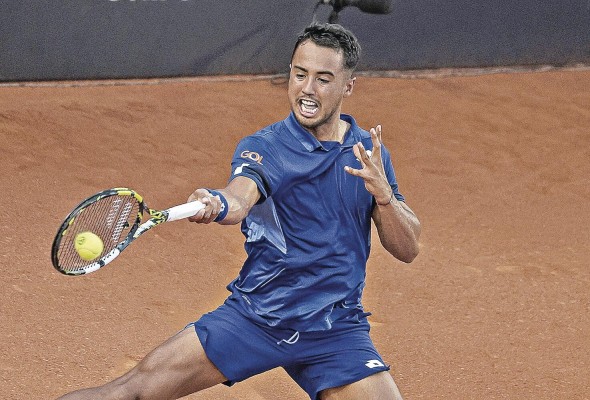 El tenista boliviano, Hugo Dellien El tenista boliviano, Hugo Dellien