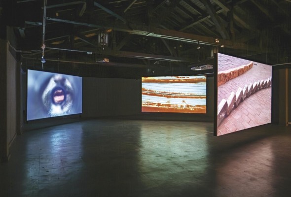 El videoarte ofrece una manera ingeniosa de reflexionar sobre temas actuales. El videoarte ofrece una manera ingeniosa de reflexionar sobre temas actuales.