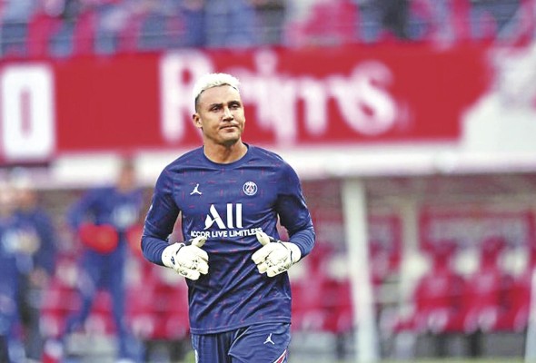 Keylor Navas en su etapa con el PSG. Keylor Navas en su etapa con el PSG.