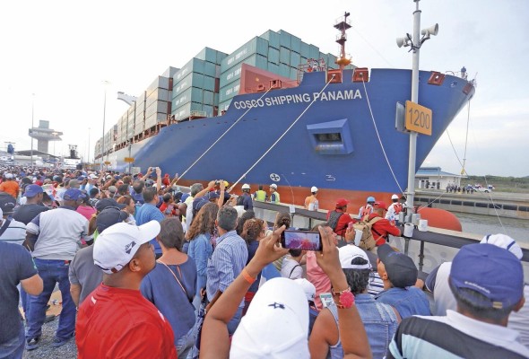 El Canal ampliado se inauguró el 26 de junio de 2016 El Canal ampliado se inauguró el 26 de junio de 2016