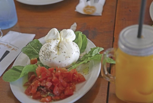 Burrata casera Burrata casera
