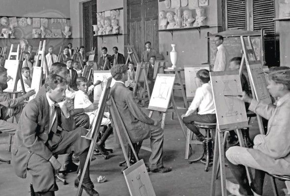 Fundación de la Escuala Nacional de Arte, imagen del documental Fundación de la Escuala Nacional de Arte, imagen del documental