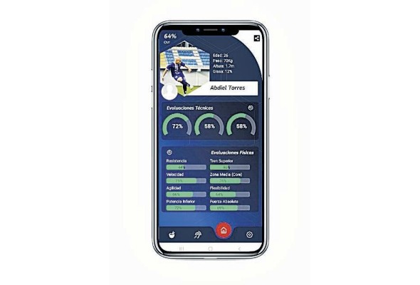 El software permite obtener datos de la condición física, mental y necesidades nutricionales de los jugadores El software permite obtener datos de la condición física, mental y necesidades nutricionales de los jugadores