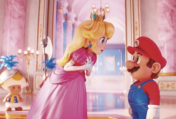 El detalle de la construcción del mundo de Mario destaca como una carta de amor a los videojuegos. El detalle de la construcción del mundo de Mario destaca como una carta de amor a los videojuegos.