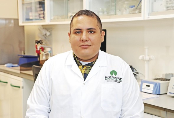 En el Indicasat, Ryan Cano extrae ADN mitocondrial para realizar pruebas y determinar la variabilidad genética del perezoso pigmeo. En el Indicasat, Ryan Cano extrae ADN mitocondrial para realizar pruebas y determinar la variabilidad genética del perezoso pigmeo.