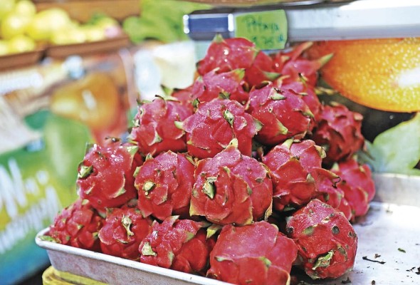 En Merca Panamá la fruta del dragón se vende en más de $3.00. En Merca Panamá la fruta del dragón se vende en más de $3.00.