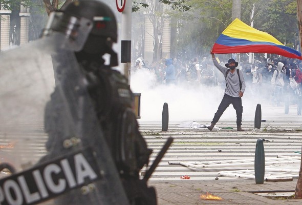 Colombia lleva más de seis semanas de protestas. Colombia lleva más de seis semanas de protestas.