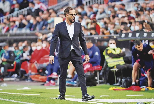 El entrenador del Valencia, José Bordalás, habló este miércoles con los medios de comunicación. El entrenador del Valencia, José Bordalás, habló este miércoles con los medios de comunicación.