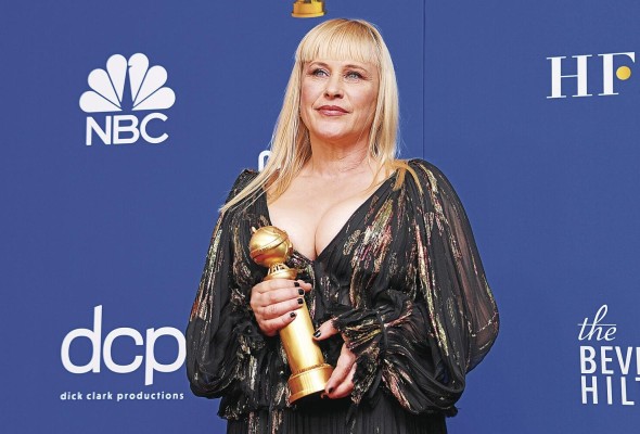 Patricia Arquette, premiada por su trabajo en The Act. Patricia Arquette, premiada por su trabajo en The Act.