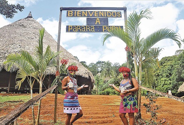 El visitante puede conocer la cultura de la comunidad indígena Emberá, ubicada en las riberas del río Chagres. El visitante puede conocer la cultura de la comunidad indígena Emberá, ubicada en las riberas del río Chagres.