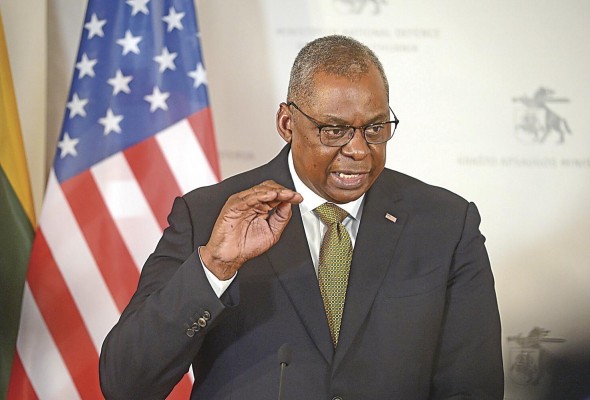 Imagen de archivo del secretario de Defensa de Estados Unidos Lloyd Austin. Imagen de archivo del secretario de Defensa de Estados Unidos Lloyd Austin.