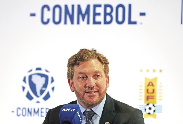 El presidente de la Conmebol, Alejandro Domínguez, en una fotografía de archivo El presidente de la Conmebol, Alejandro Domínguez, en una fotografía de archivo