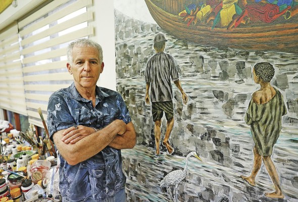 El artista panameño Rodney Zelenka El artista panameño Rodney Zelenka