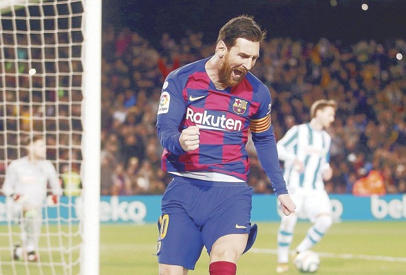 El delantero argentino celebra su gol ante la Real Sociedad El delantero argentino celebra su gol ante la Real Sociedad