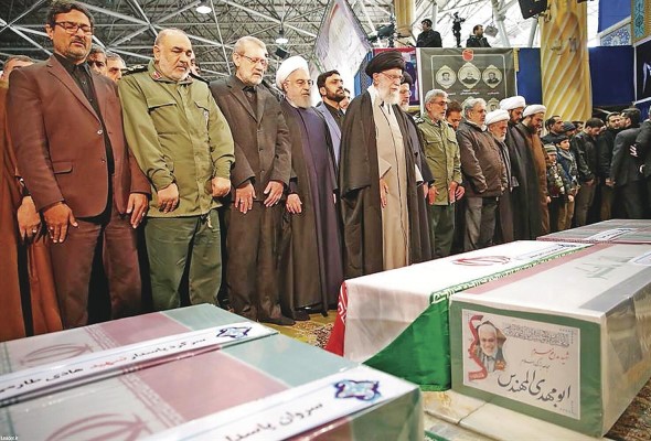 El funeral del general iraní, Qasem Soleimani se realizó ayer. El funeral del general iraní, Qasem Soleimani se realizó ayer.
