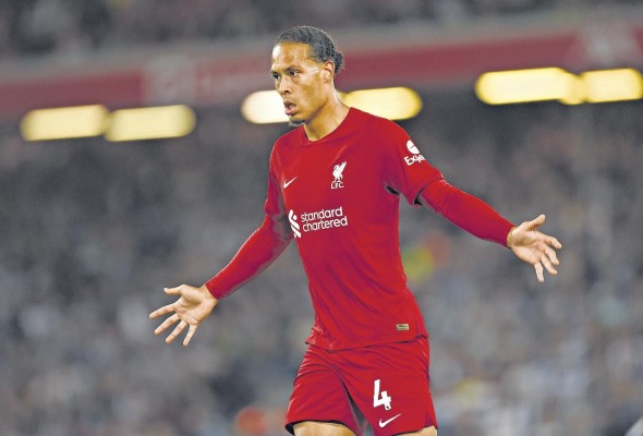 El neerlandés Virgil Van Dijk, del Liverpool El neerlandés Virgil Van Dijk, del Liverpool