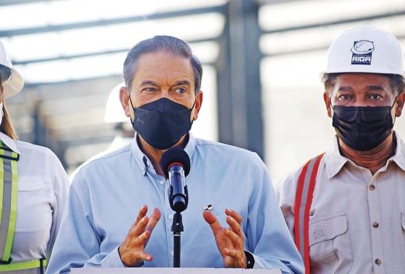 El presidente Laurentino Cortizo El presidente Laurentino Cortizo