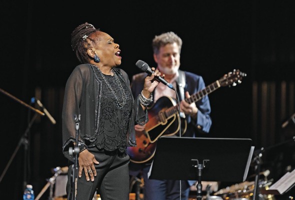 Russell durante el concierto que ofreció en el Panama Jazz Festival Russell durante el concierto que ofreció en el Panama Jazz Festival