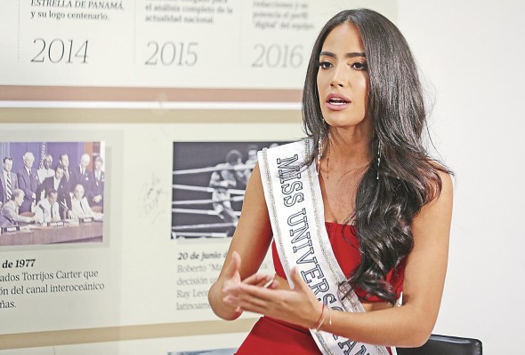 La miss universo Panamá 2022 Solaris Barba, durante la entrevista con La Estrella de Panamá. La miss universo Panamá 2022 Solaris Barba, durante la entrevista con La Estrella de Panamá.