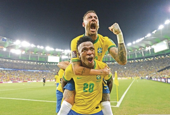 Vinícius Junior y Neymar, el eje del ataque brasileño. Vinícius Junior y Neymar, el eje del ataque brasileño.