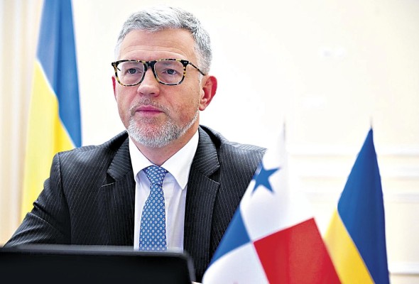 El vicecanciller ucraniano, Andriy Melnyk, busca el apoyo de Panamá como mediador en la guerra con Rusia El vicecanciller ucraniano, Andriy Melnyk, busca el apoyo de Panamá como mediador en la guerra con Rusia