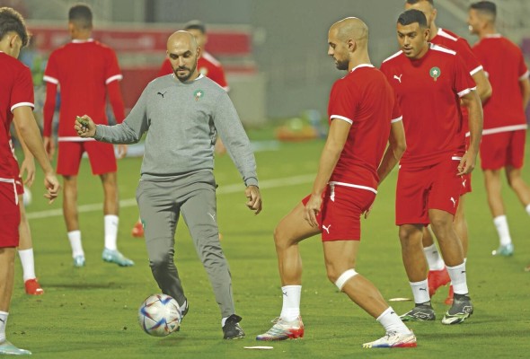 Walid Regragu, el seleccionador de Marruecos. Walid Regragu, el seleccionador de Marruecos.