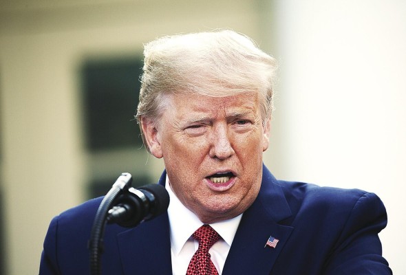 El expresidente Donald Trump, en una fotografía de archivo El expresidente Donald Trump, en una fotografía de archivo