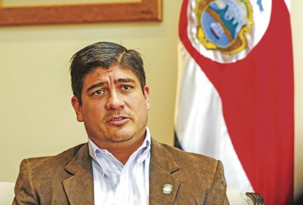 El presidente de Costa Rica, Carlos Alvarado El presidente de Costa Rica, Carlos Alvarado