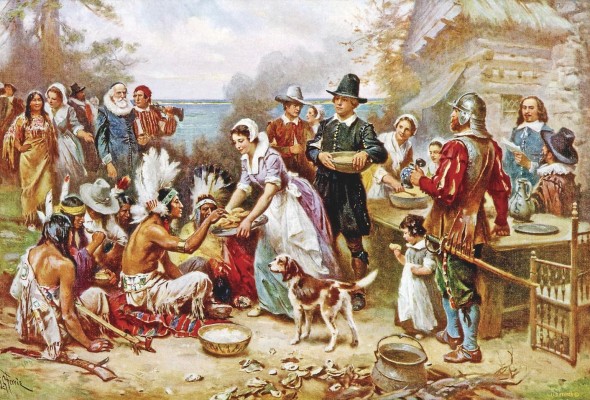 Se data el primer Día de Acción de Gracias el 19 de noviembre de 1621. Se data el primer Día de Acción de Gracias el 19 de noviembre de 1621.