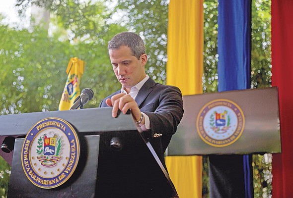 El 'presidente encargado' de Venezuela, Juan Guaidó El 'presidente encargado' de Venezuela, Juan Guaidó