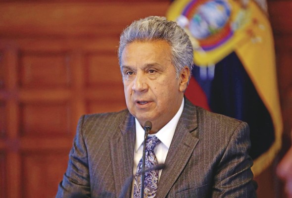 El presidente de Ecuador, Lenin Moreno. El presidente de Ecuador, Lenin Moreno.