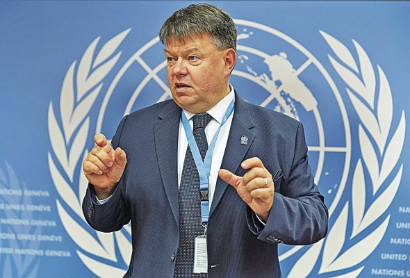 El secretario general de la Organización Meteorológica Mundial, Petteri Taalas El secretario general de la Organización Meteorológica Mundial, Petteri Taalas